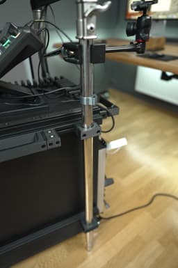 Audio / Video Filming Cart - C-Stand Mount 3d model