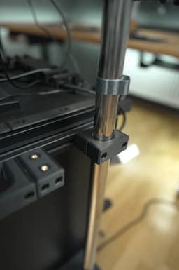 Audio / Video Filming Cart - C-Stand Mount 3d model