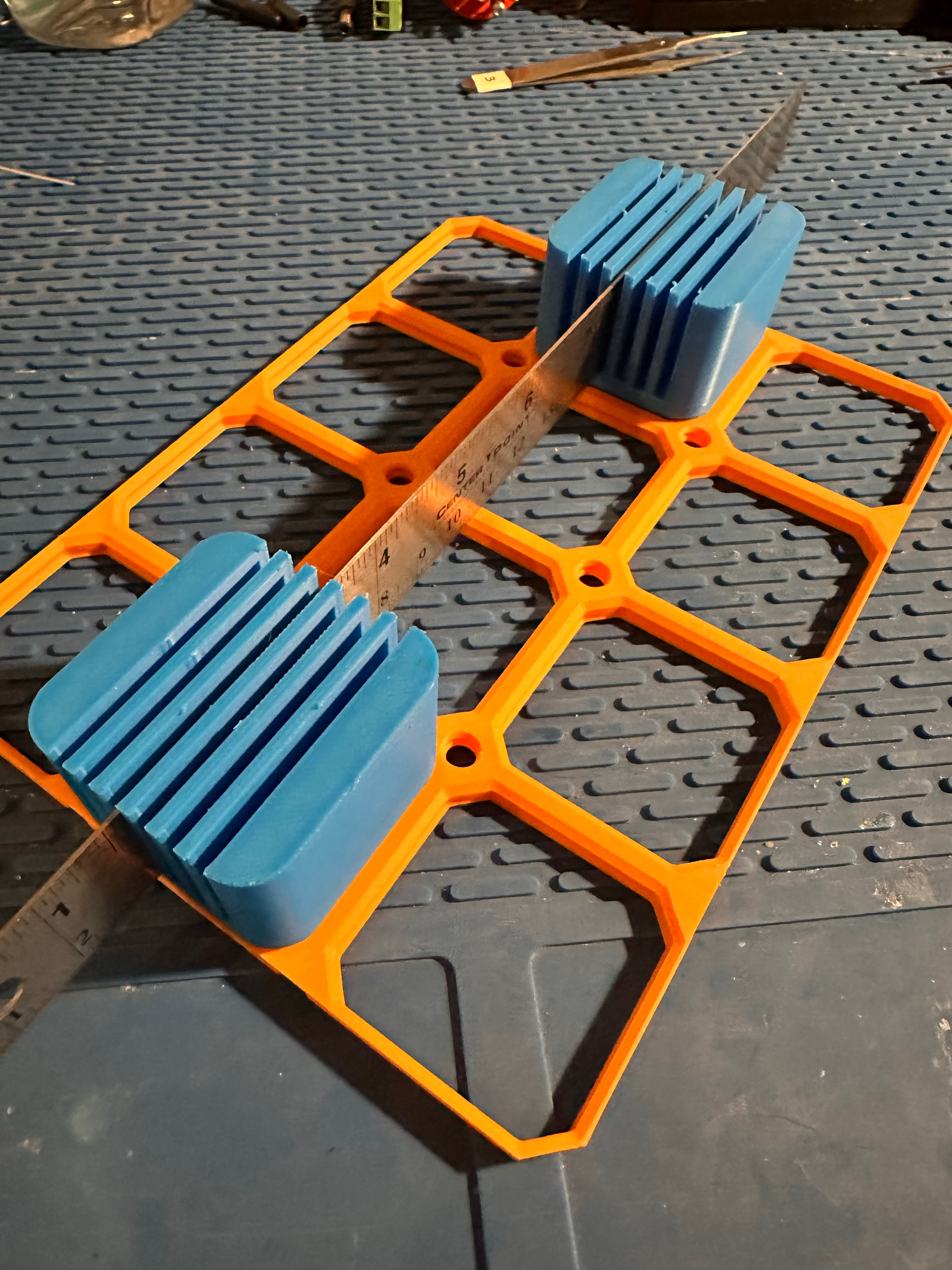 Multiboard Multigrid 1x1 Ruler Holder No Lock Holes 3d model