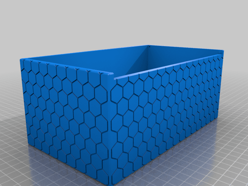 Geometric / Hexagonal Tissue Box / Dispenser 3d model