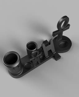 Ankh Desk Organizer Egyptian Setup 3d model