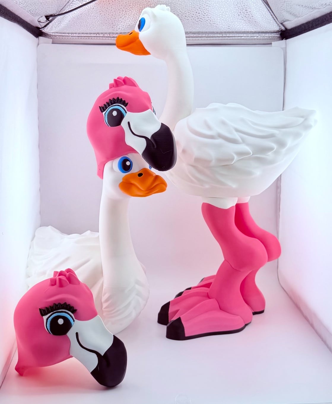 Flamingo Goose Gear for Porch Goose 3d model
