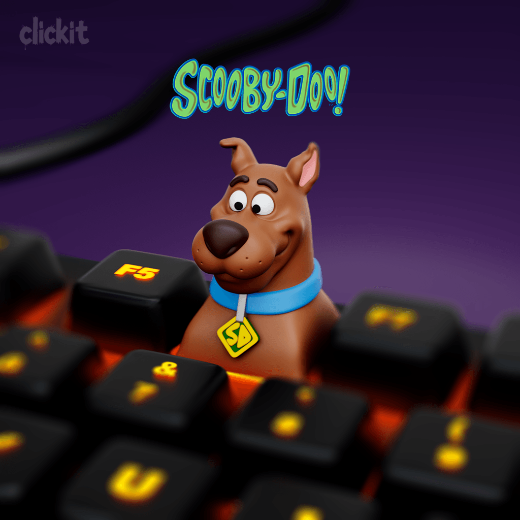 Scooby Inspired Artisan Keycap β Cherry MX Compatible 3D Printable Cap 3d model