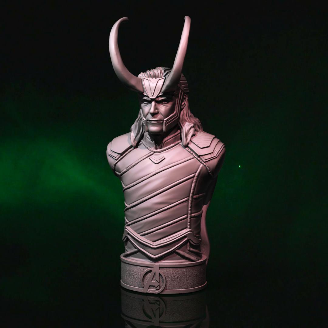 Loki Bust 3d model