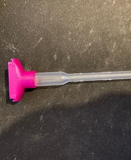 Pasteur Pipette Label, Tag Holder: Takke 3d model