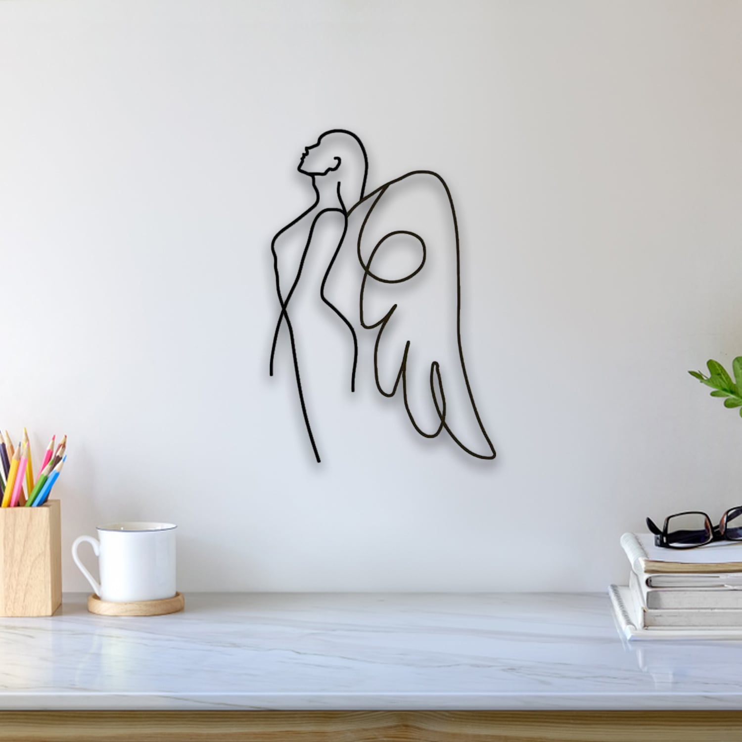 Angel Wall Art 3d model