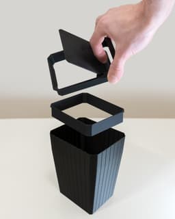 PLEIADES Desktop Waste Bin 3d model