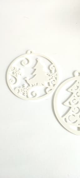 Christmas tree decorations 3d model