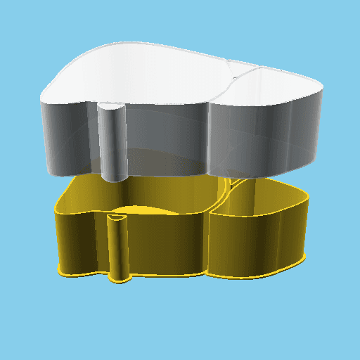 Liver, nestable box (v1) 3d model
