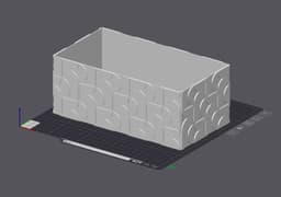 Tissue Box Cover- Rectangular v2 3d model