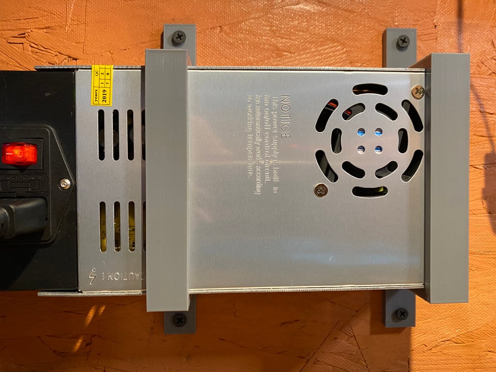 Kingroon KP3 power supply bracket 3d model