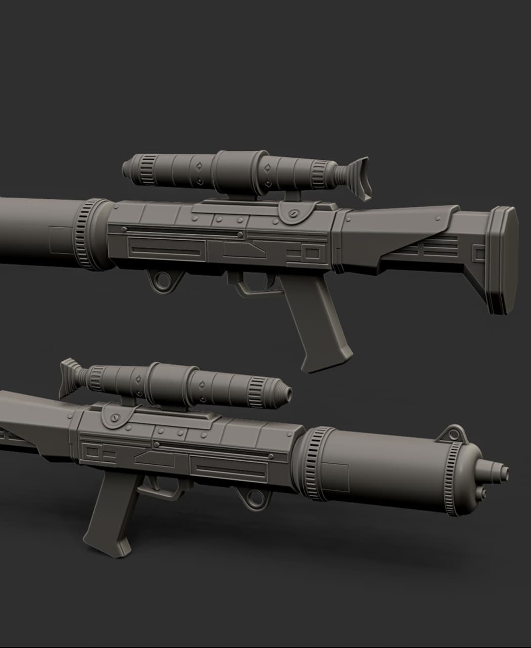 Republic rifle from Havoc Squad set 3d model