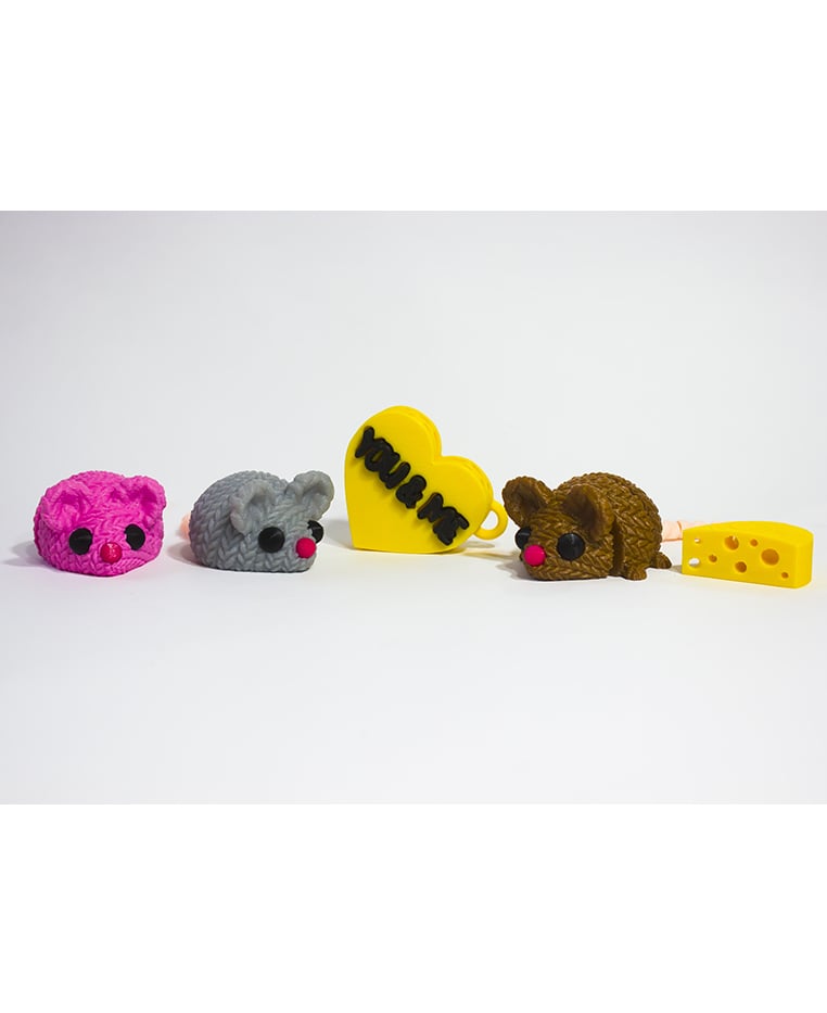 Wool Mouse 3d model