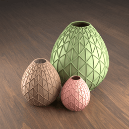TRAINGULAR EASTER EGG SCULPTURE 3d model