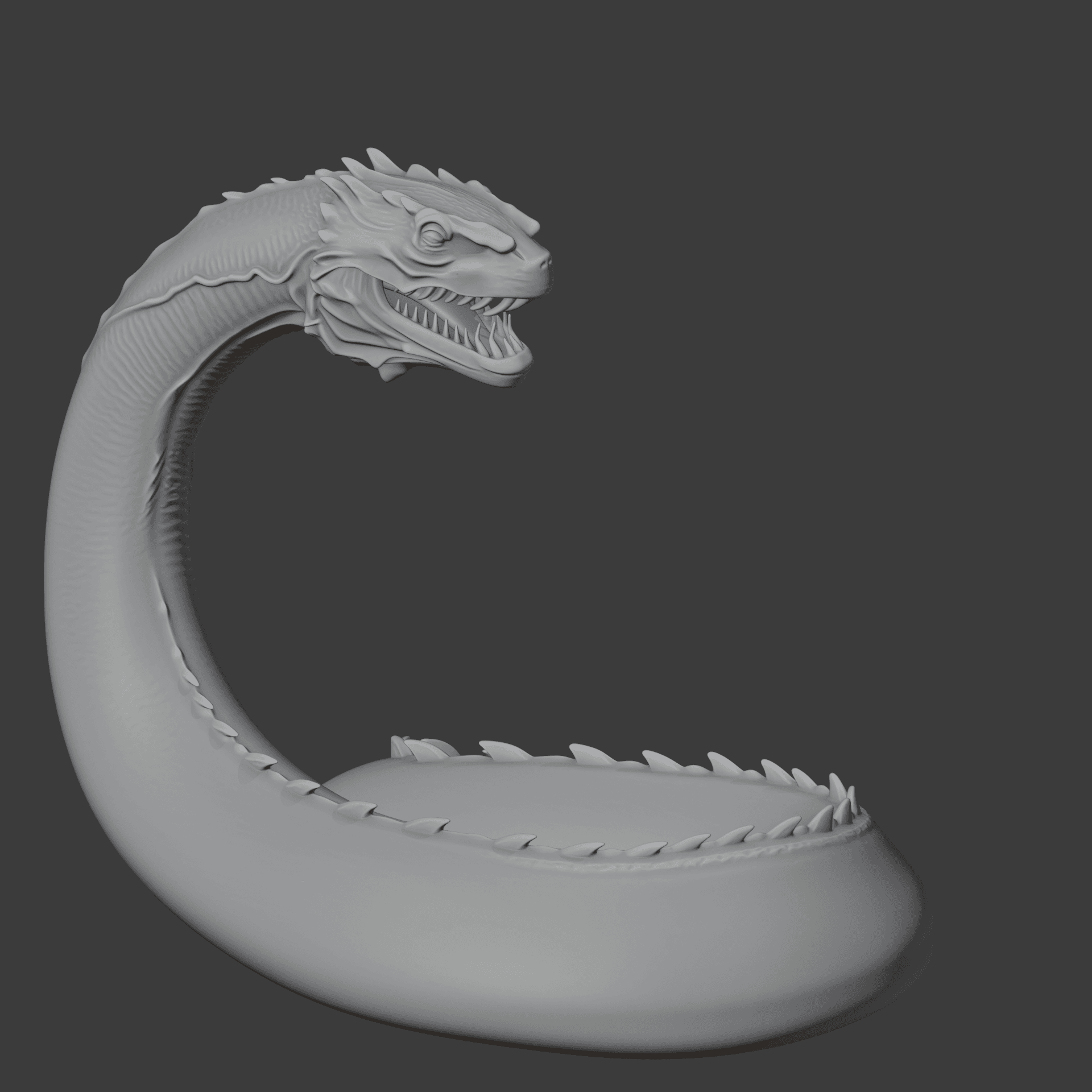 Basilisk Harry Potter Figurine 3d model