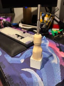 LTT Screwdriver Gridfinity 1x1 w Hex Pattern 3d model