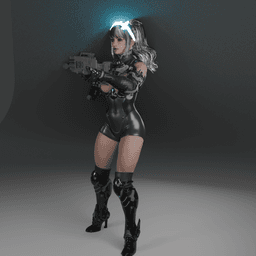 Ines Raya Future Warrior 3d model