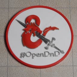 #OpenDnD Pin 3d model