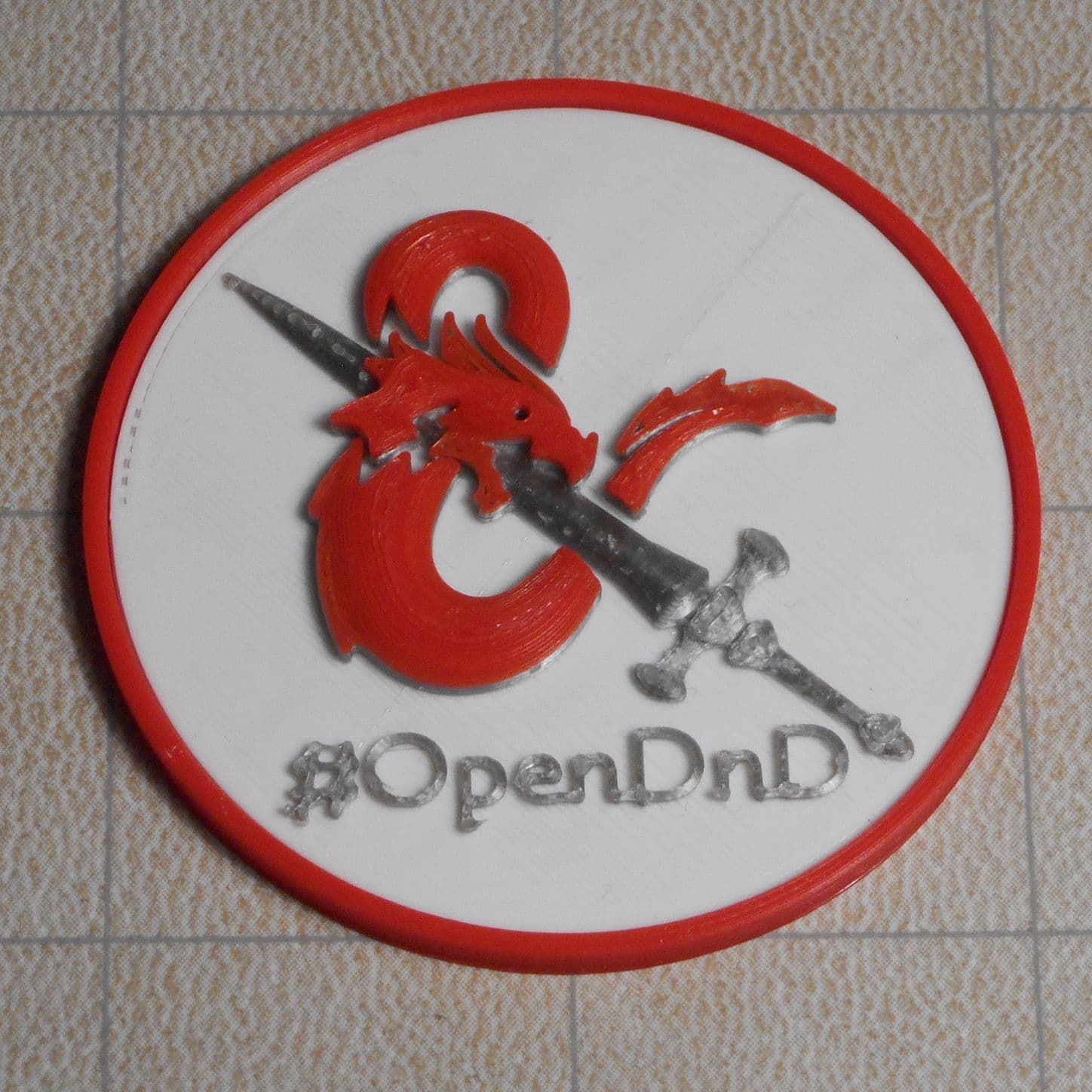 #OpenDnD Pin 3d model