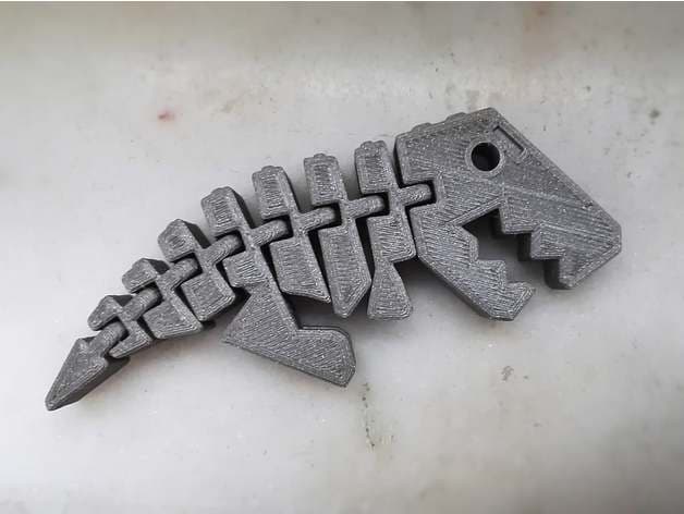 Flexi Rex with stronger links 3d model