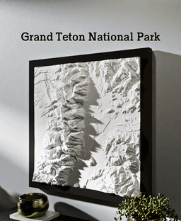 Grand Teton National Park 3d model