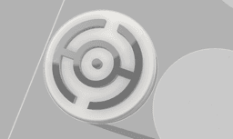 POKEMON UNOWN NON-MMU FRIDGE MAGNET “H” 3d model