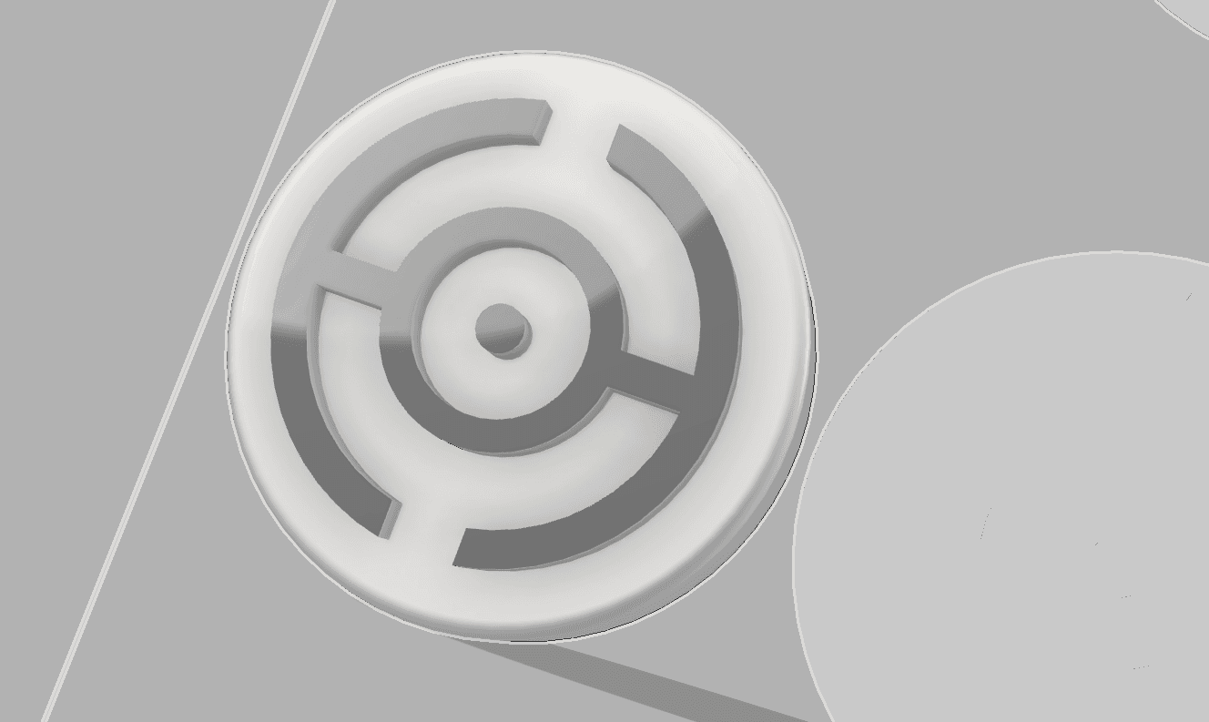 POKEMON UNOWN NON-MMU FRIDGE MAGNET “H” 3d model