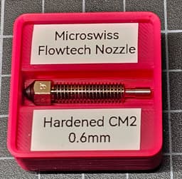 GF 1x1x2.5 Microswiss Flowtech Nozzle 3d model