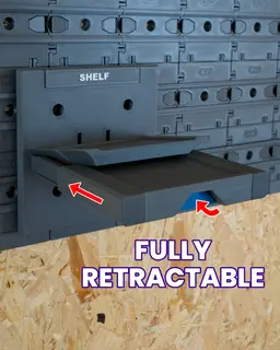 Extending Shelf - Cargo Attachment 3d model