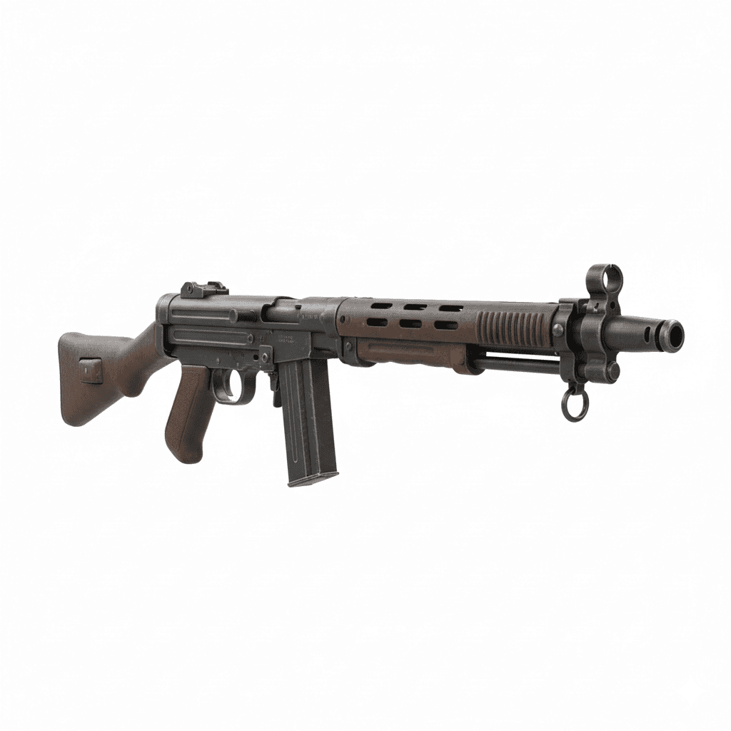 Gun MP40 World War Military SMG 3d model