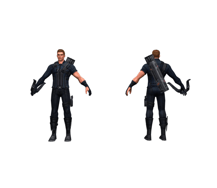Clint Barton Hawkeye 3d model
