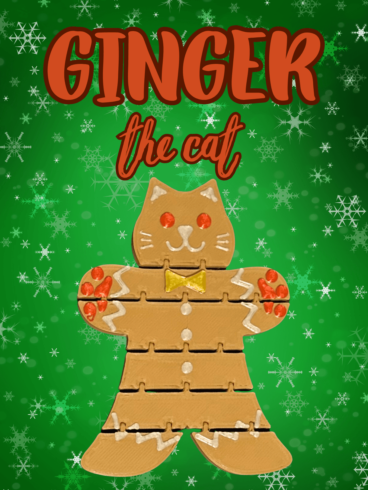 Ginger the cat  3d model