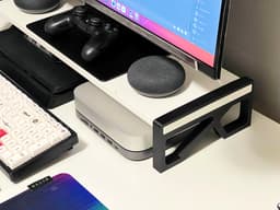 Monitor stand for Ikea BURHULT 3d model