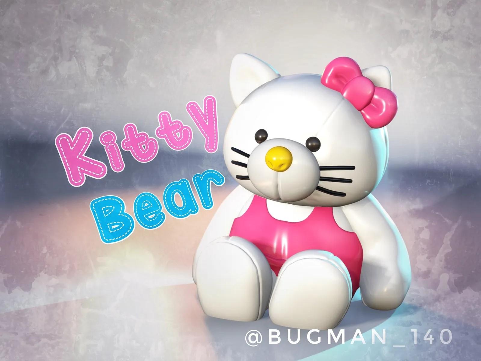 Kitty Bear 3d model