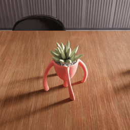 Spider Legged Quadruped Planter 3d model