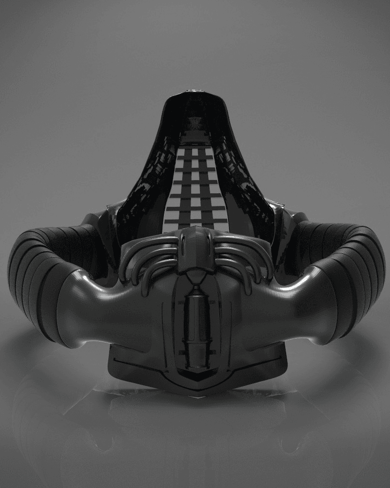 Darth Malgus' Mask - Star Wars 3d model