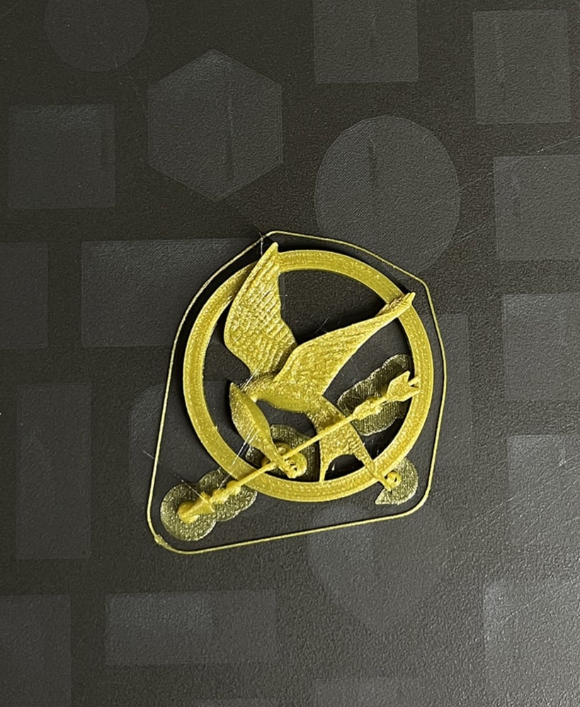 Mockingjay Pin – Hunger Games 3d model
