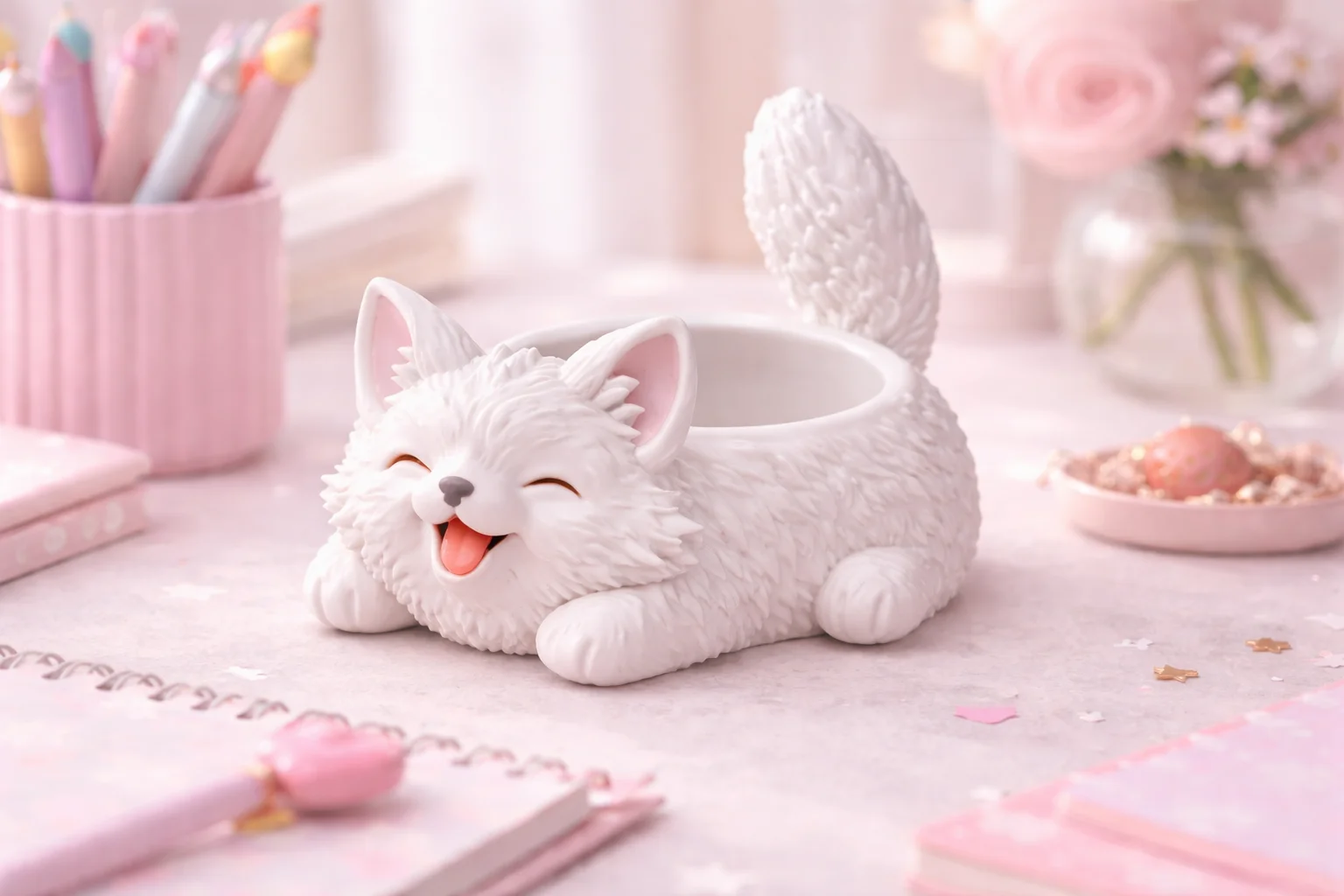 Snowfox Planter.stl 3d model
