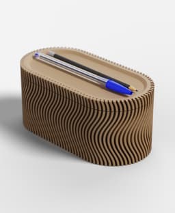 WAVE Collection - Desk Organizer Set 3d model