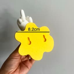 Mickey Mouse Middle Finger Wall Hook | Screw-Together Assembly | Cartoon Fan Art 3d model
