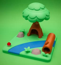 Raccoon Forest 3d model