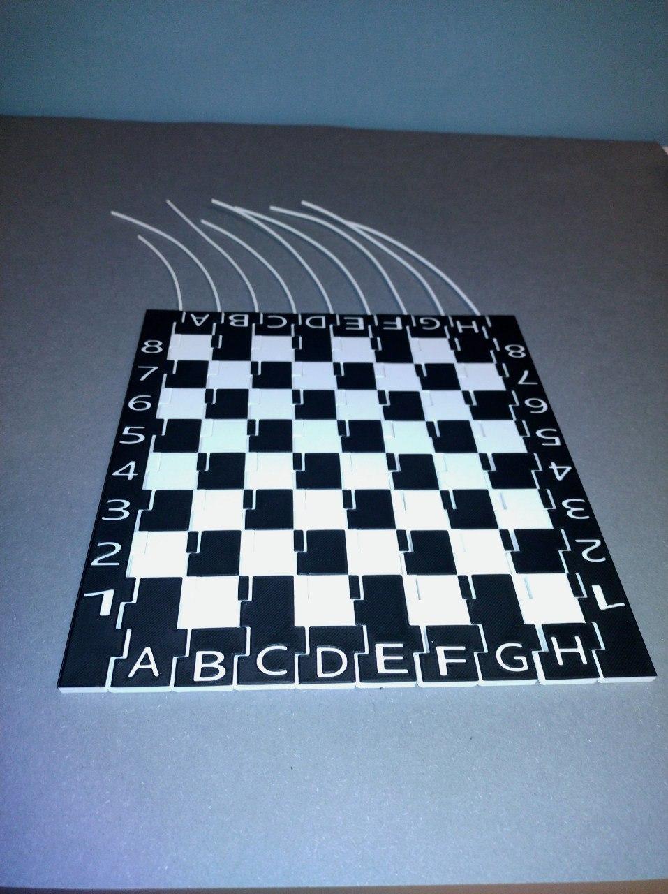 Chessboard foldable with storage 3d model