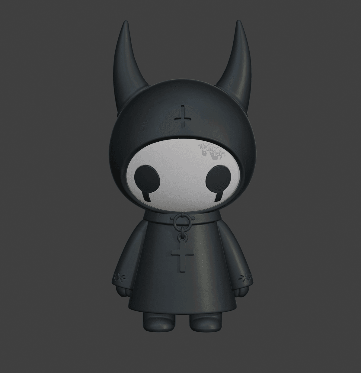 Little Gothic Boy (No AMS) 3d model