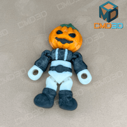 Minizens - Pumpkin Head 3d model