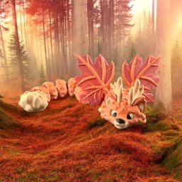Aurelia the Fox Woodland Spirit 3d model