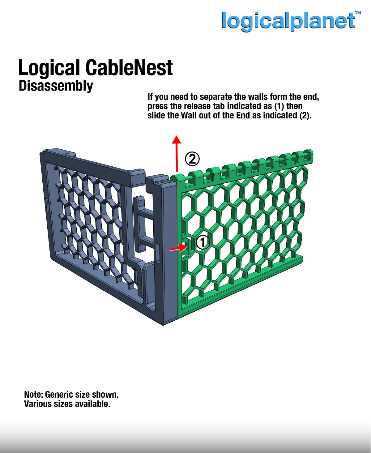 Logical CableNest D 3d model
