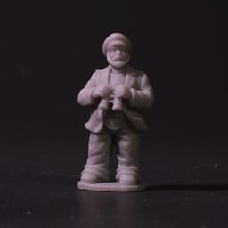 Sea Captain Skipper Miniature Figure | 28mm/32mm Heroic 3d model