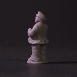 Sea Captain Skipper Miniature Figure | 28mm/32mm Heroic 3d model