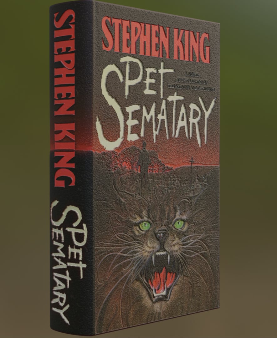 Pet Sematary - Book Litho 3d model