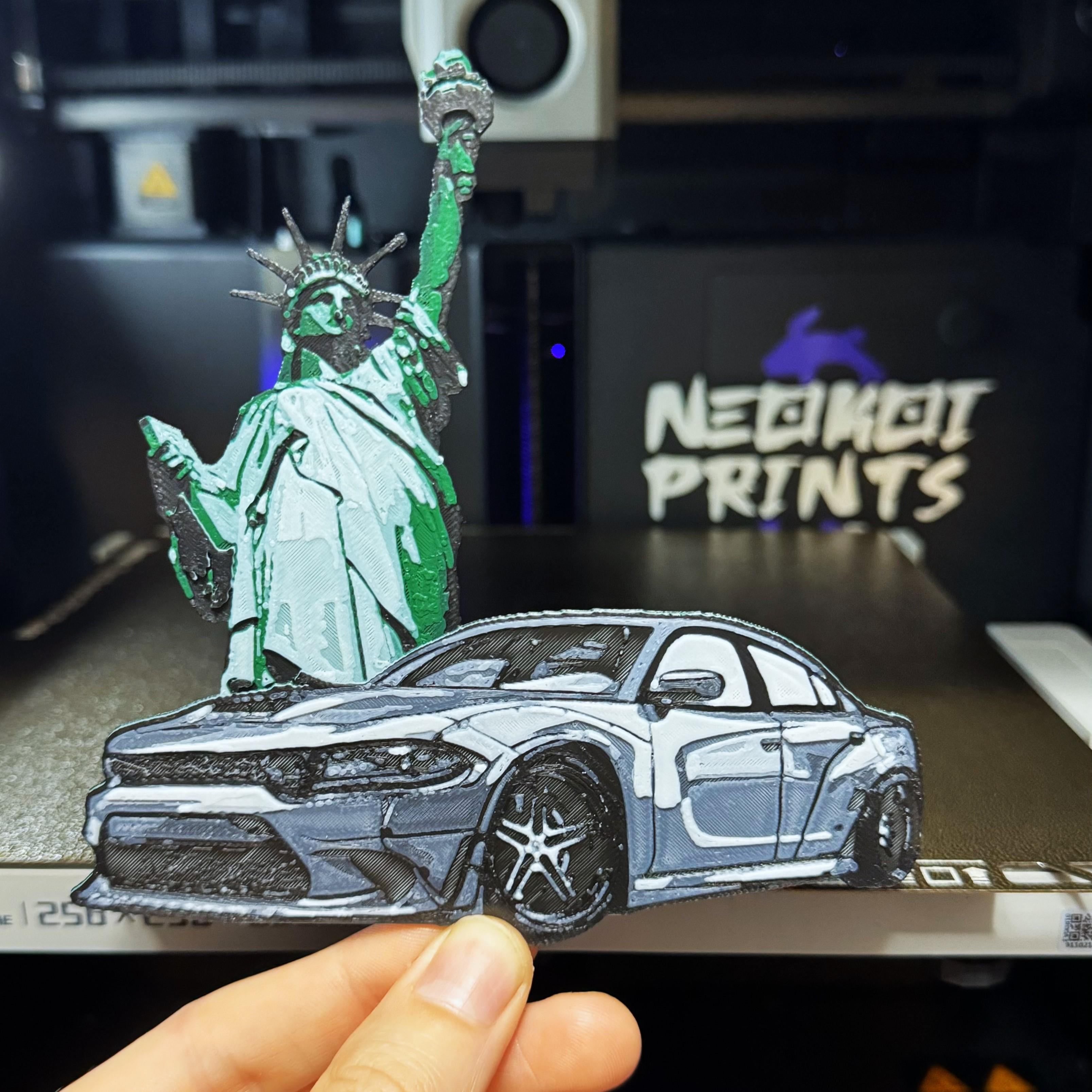 Liberty Charger Magnet 3d model